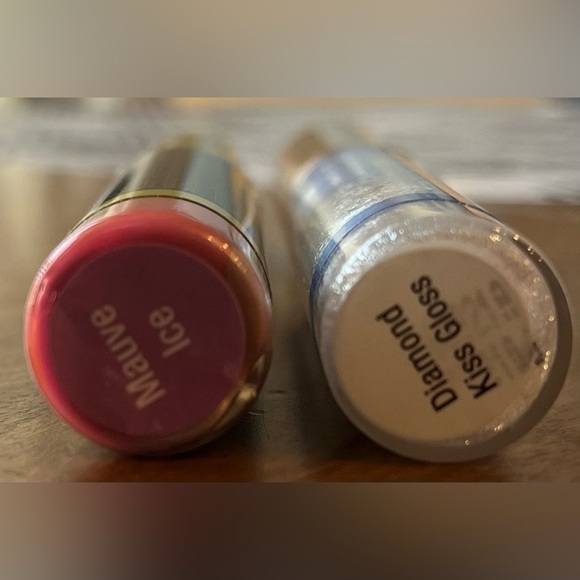 SeneGence LipSense Liquid Lip Color Duo Mauve Ice & Diamond Kiss Gloss NEW - Picture 2 of 3